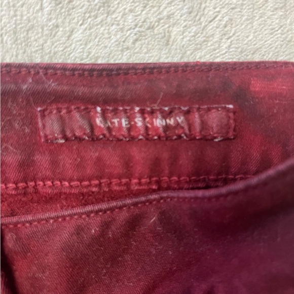 Guess Kate Skinny Merlot Lace Up Side Jeans - Picture 7 of 15